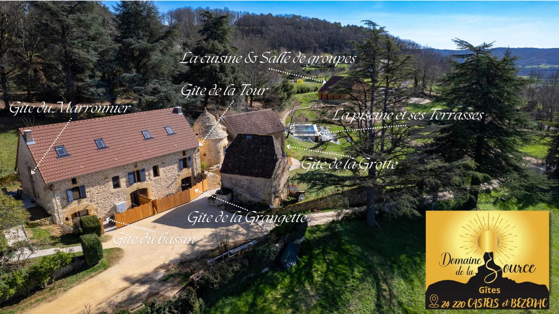 Domaine De La Source Villa Castels Dış mekan fotoğraf